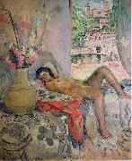 Henri Lebasque Prints Nude portrait by Henri Lebasque, France oil painting artist